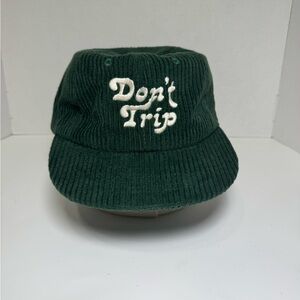 Don’t Trip Fat Corduroy Snapback Hat Mac Miller Free & Easy Olive
